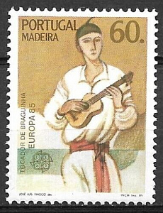 Мадейра 1985, Европа, Год Музыки, 1 марка